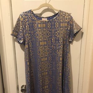 LuLaRoe Women’s Elegant Carly Medium Aztec Print